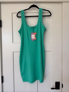 YITTY by Fabletics Thicc Mint Body Butter Tank Dress XL NWT